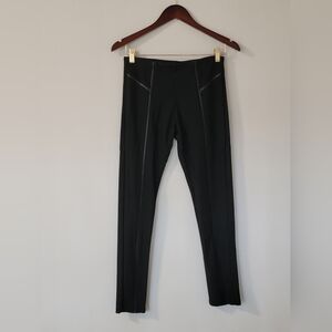 Yelete Black Moto-Style Leggings - Size Medium
​